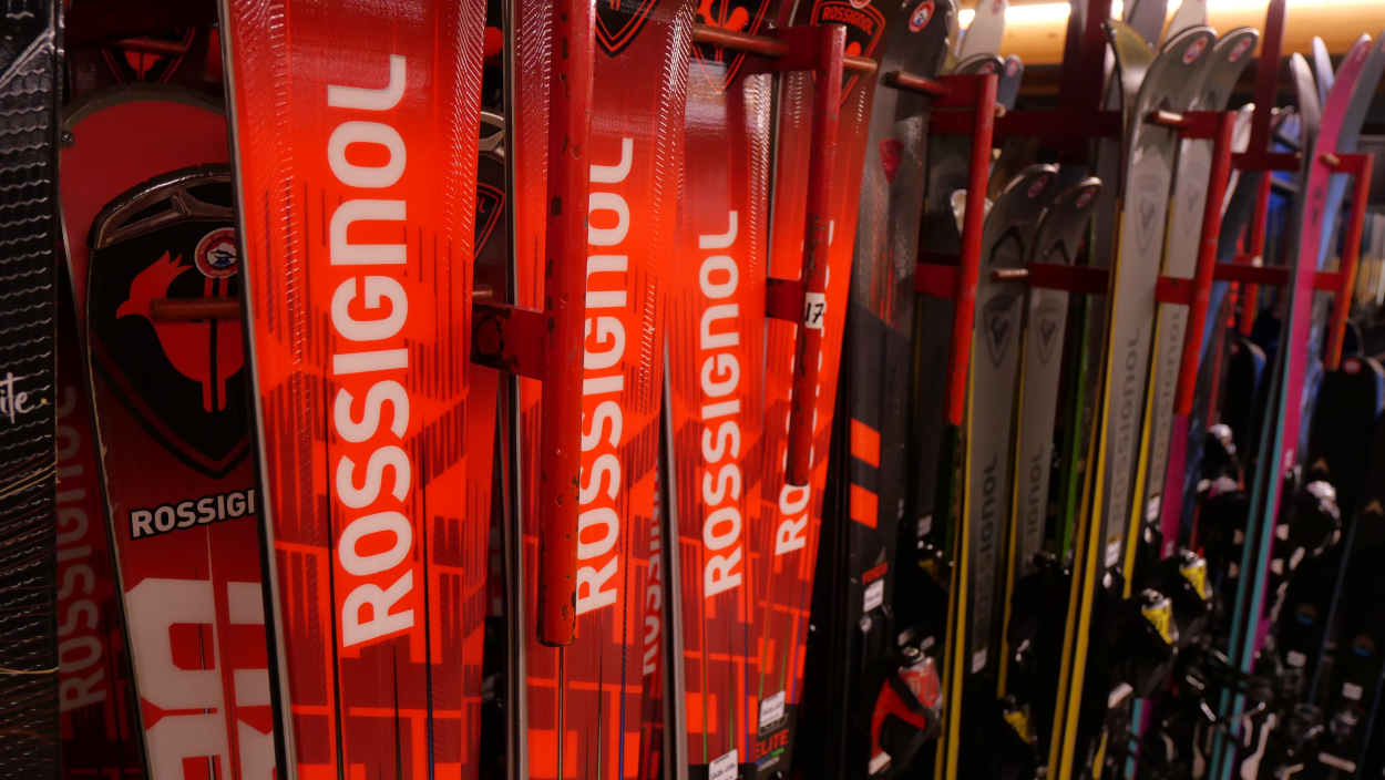 Skishop in Morzine. Bergerski